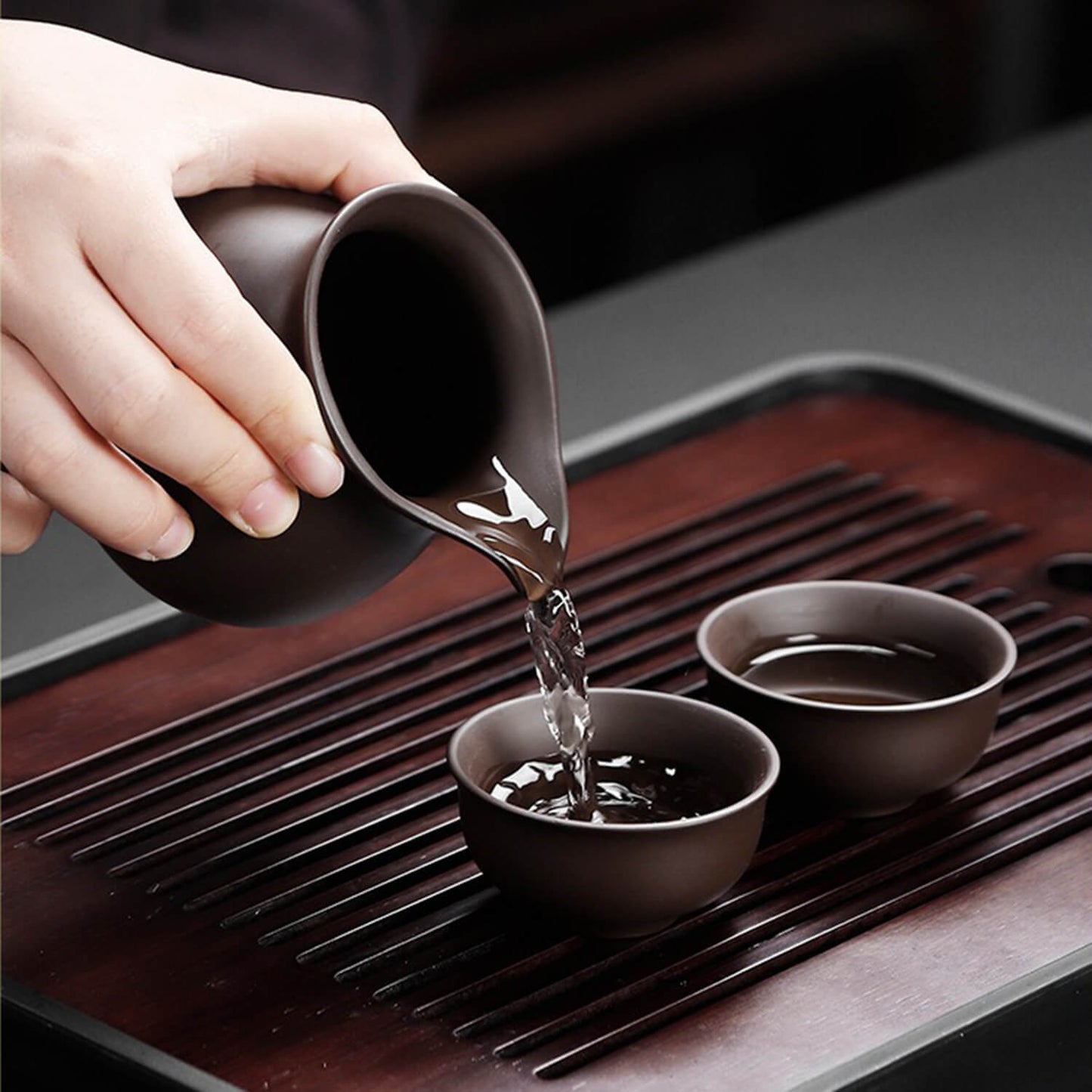 Elegant Simplicity: The Yixing Purple Clay Tea Set