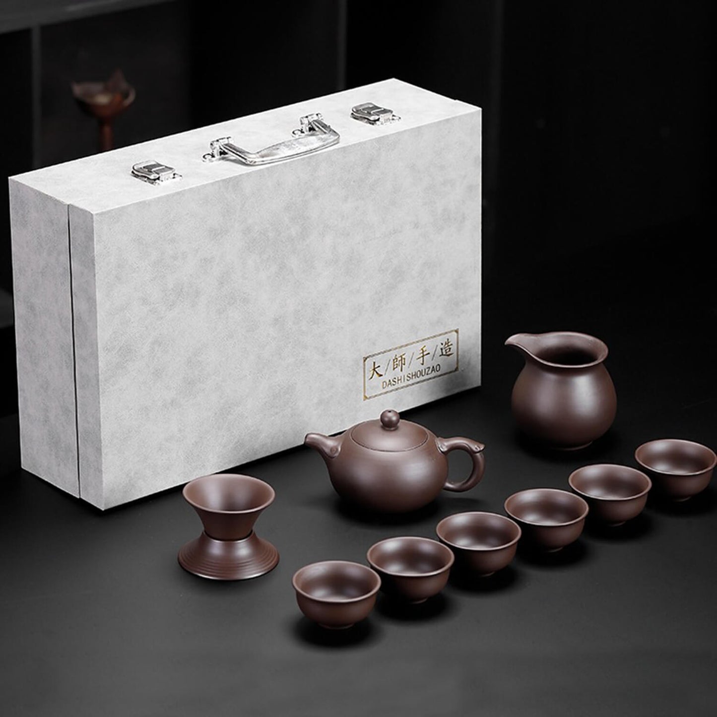 Elegant Simplicity: The Yixing Purple Clay Tea Set