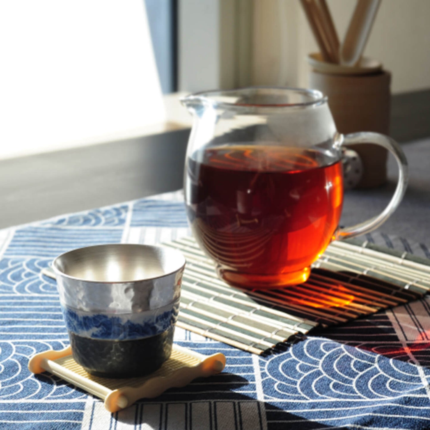 Museum Porcelain Teacup - Silver-lined