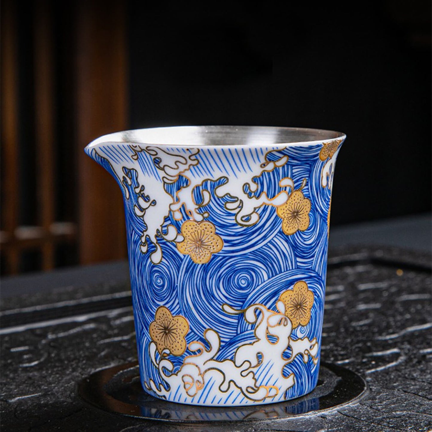 Silver-lined Tea Set: Sea Blossoms