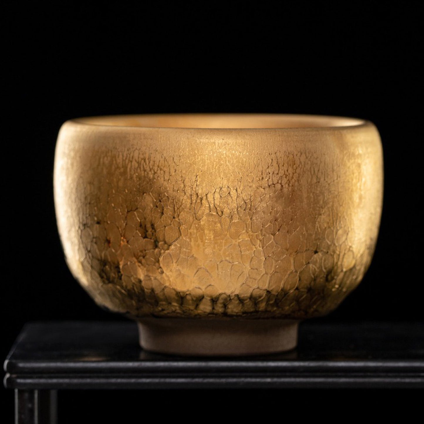 Golden Elegance Teacup: 24k Gold-Lined
