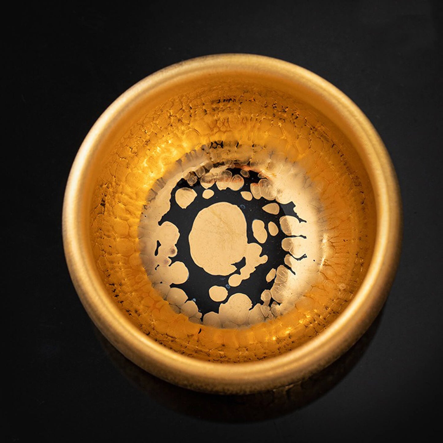 Golden Elegance Teacup: 24k Gold-Lined