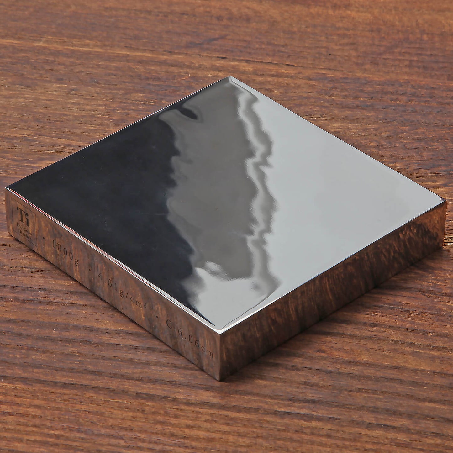 Trance Solid Damascus Titanium Cubes