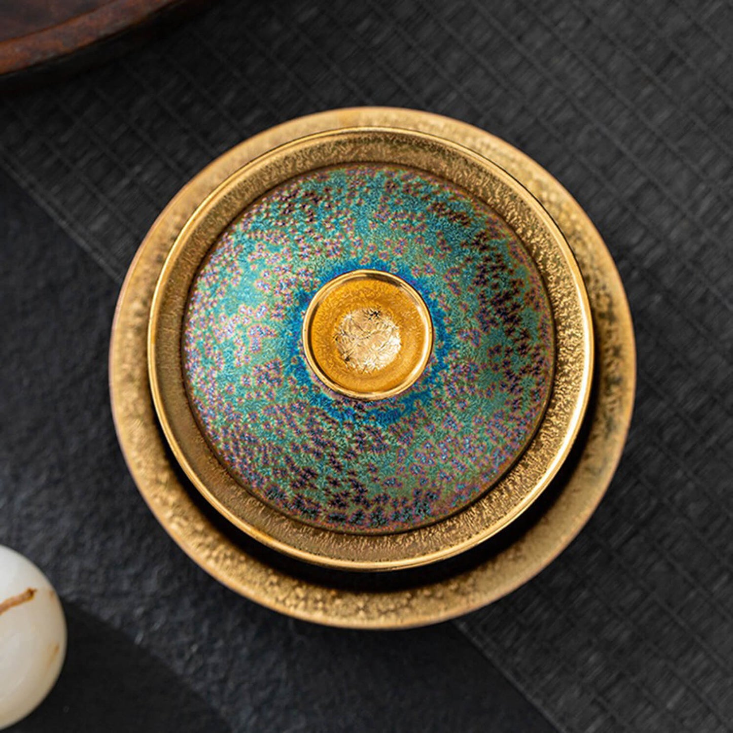 NEW! Winter Mountain 24K Gold-Lined Tea Set