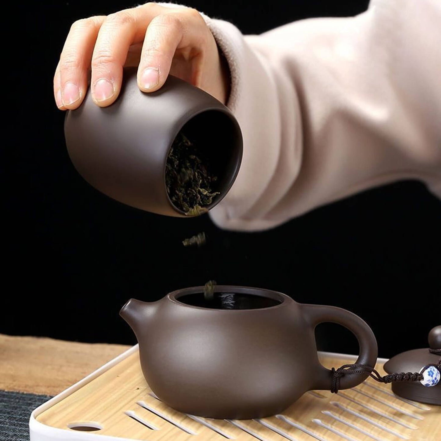 NEW! Portable Yixing Clay Travel Tea Set