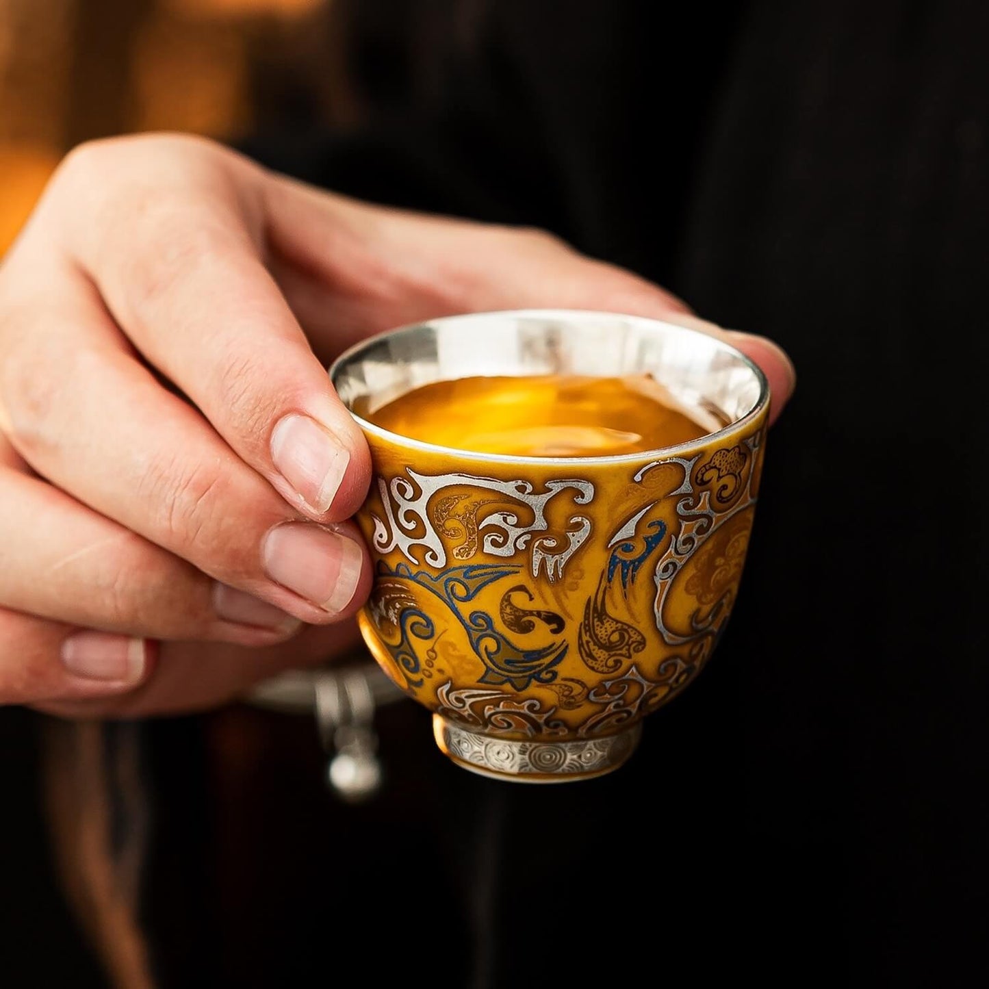 NEW! Draco Aureus Silver-Lined Cup