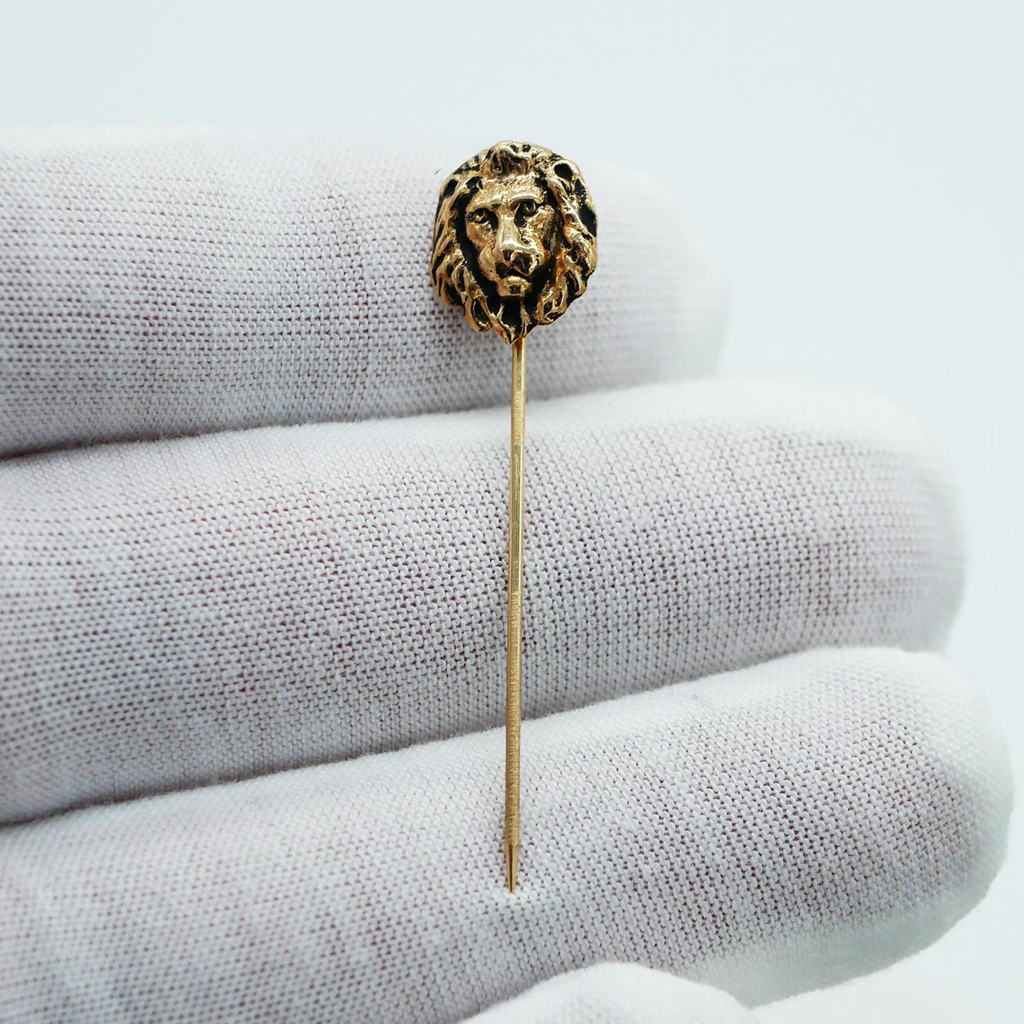 UNIQUE FINDS: Victorian Solid 14k Gold Lion Stick Pin