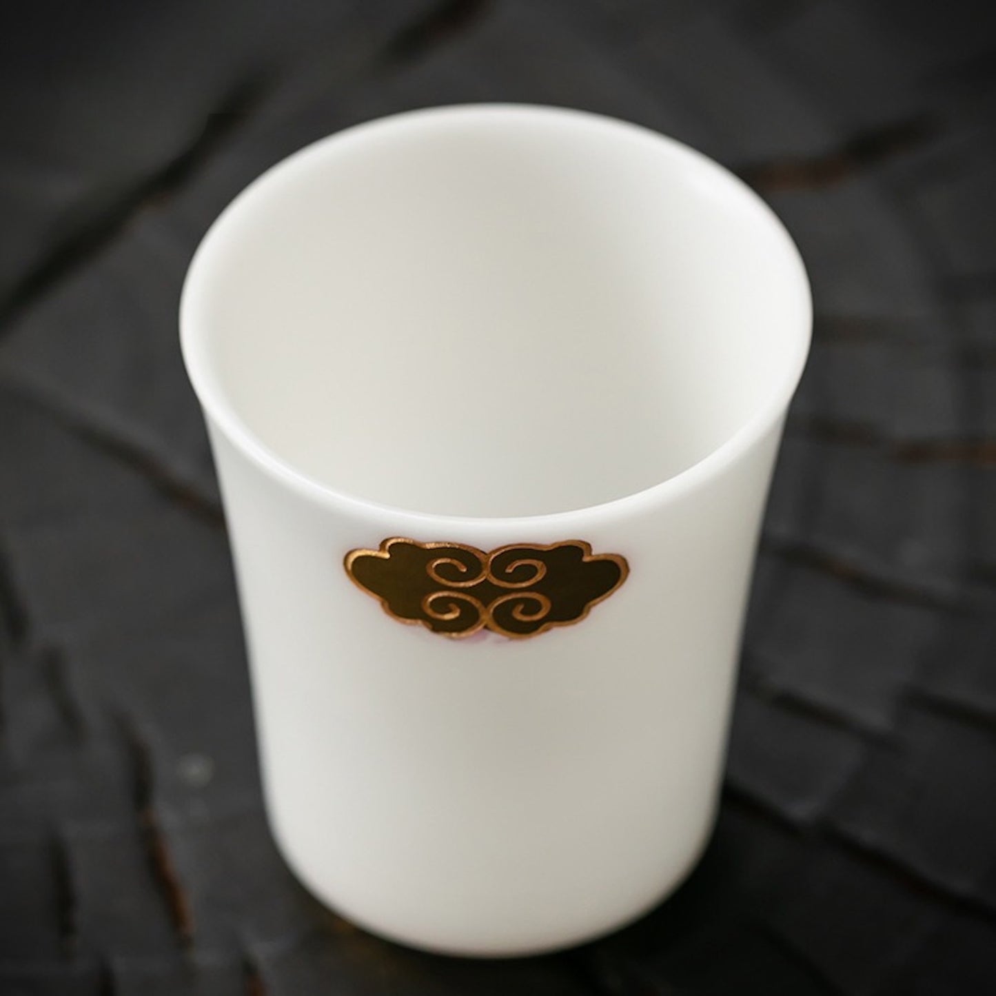 NEW! Ice Jade 24k Gold-Lined Cup