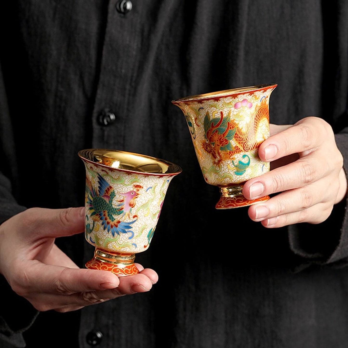 NEW! Mythos Duo Gold-Lined Goblets