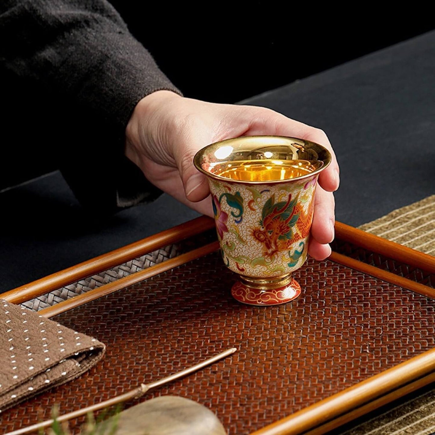 NEW! Mythos Duo Gold-Lined Goblets