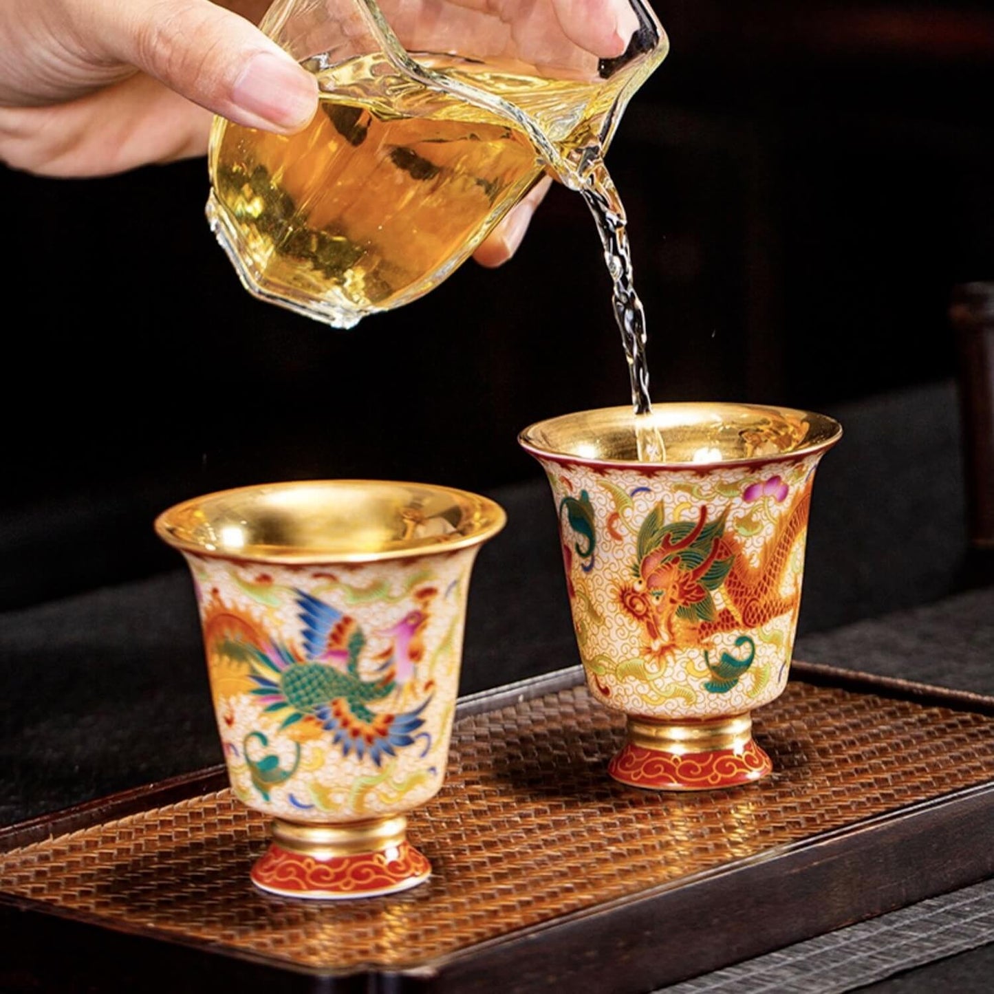 NEW! Mythos Duo Gold-Lined Goblets