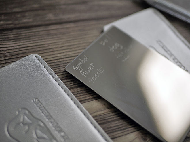 Solid Steel Crypto Key Vault with Tungsten Carbide Scribe