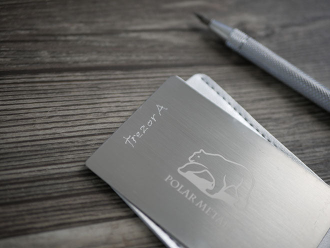 Solid Steel Crypto Key Vault with Tungsten Carbide Scribe