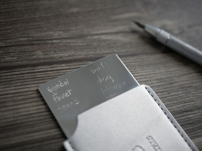Solid Steel Crypto Key Vault with Tungsten Carbide Scribe