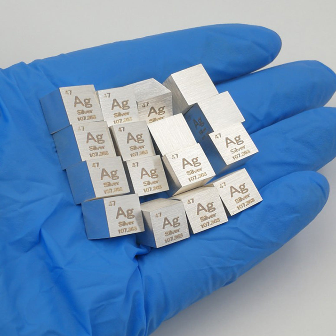 The Purest Silver Density Cube 10mm - .9999 Pure!