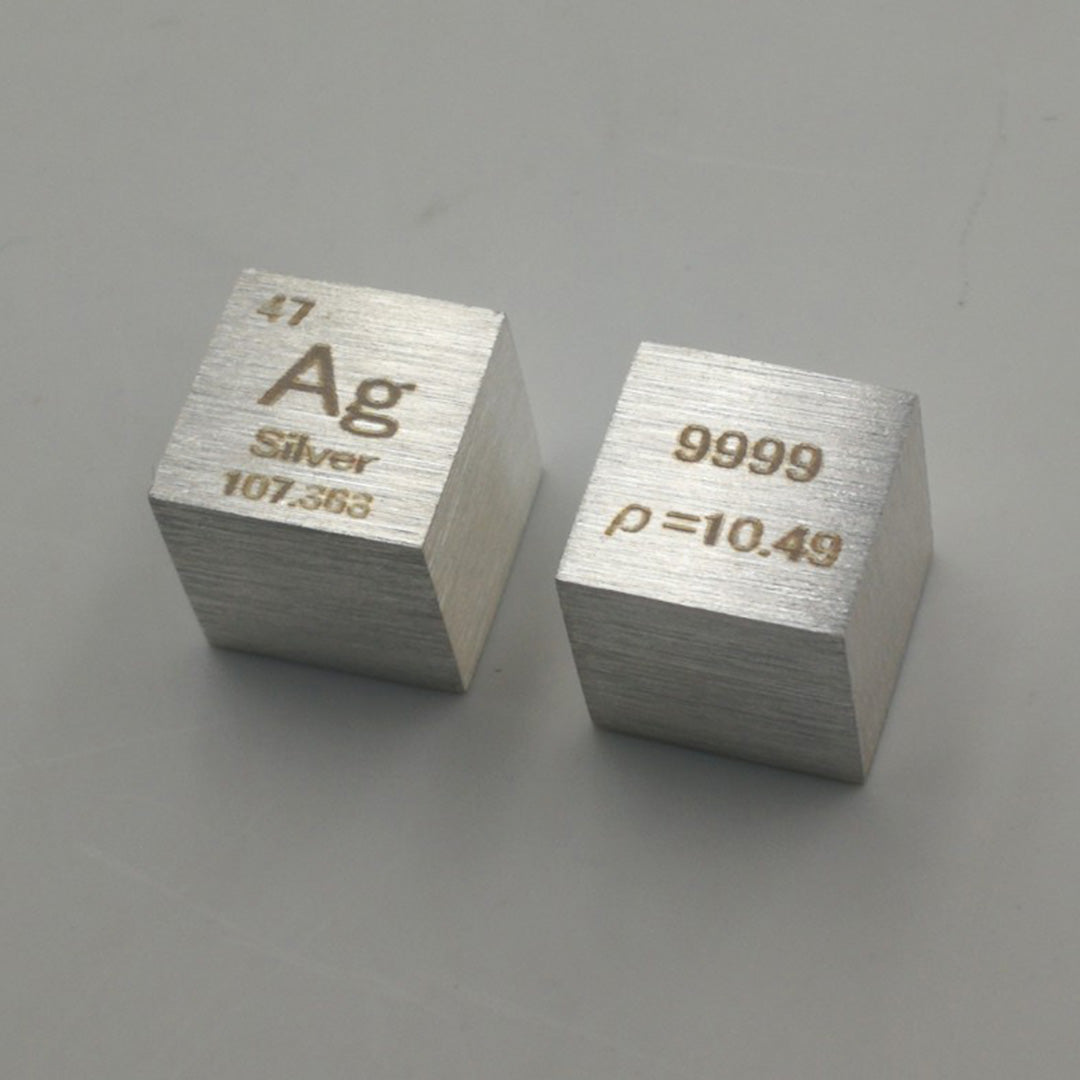 The Purest Silver Density Cube 10mm - .9999 Pure!