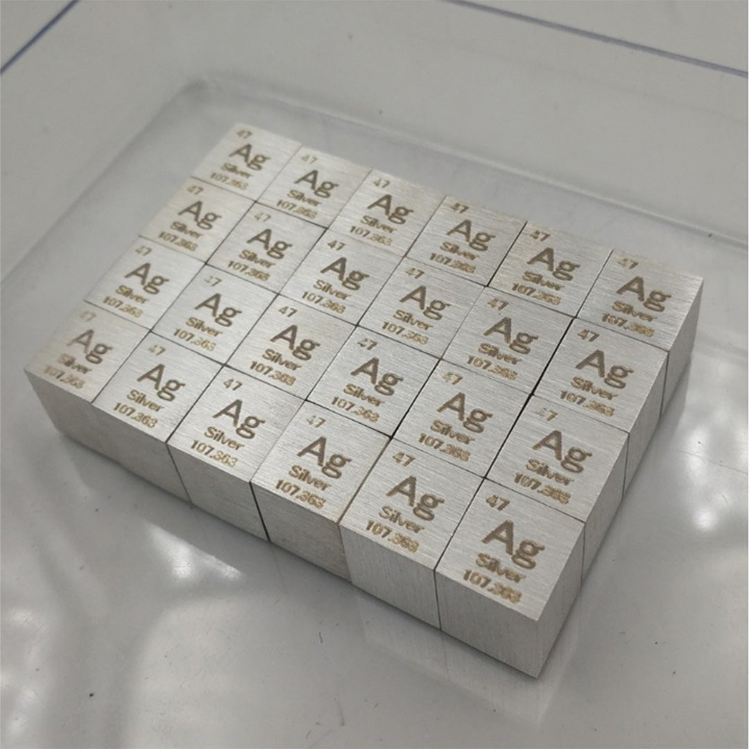 The Purest Silver Density Cube 10mm - .9999 Pure!