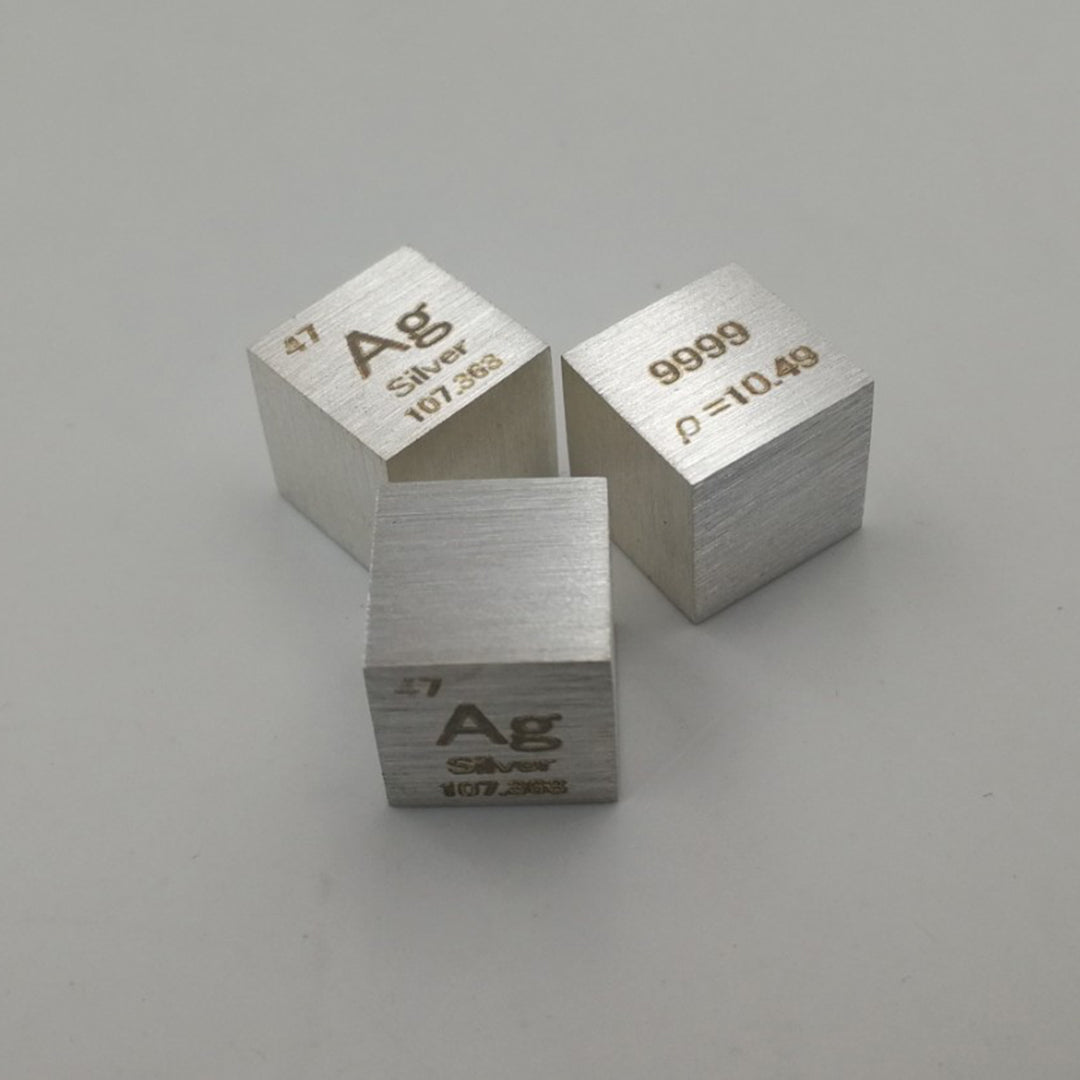 The Purest Silver Density Cube 10mm - .9999 Pure!