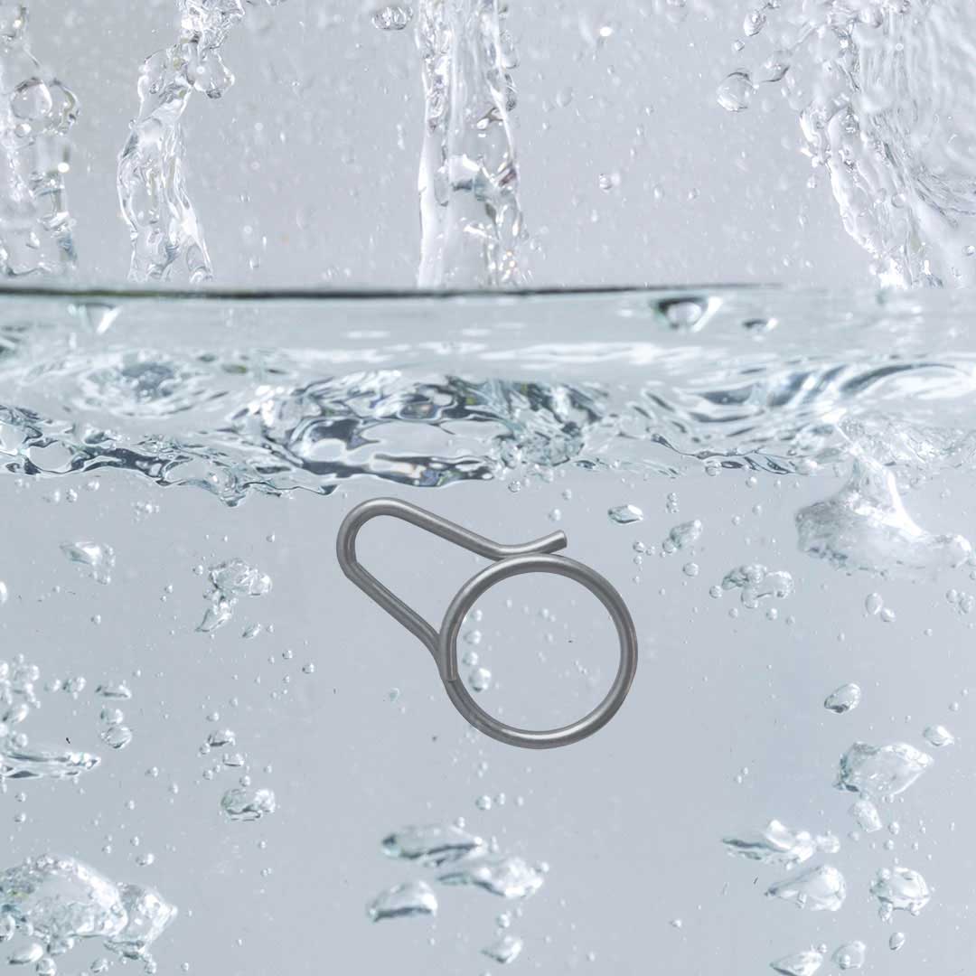 This 1-piece titanium carabiner is the perfect tool for your next adventure