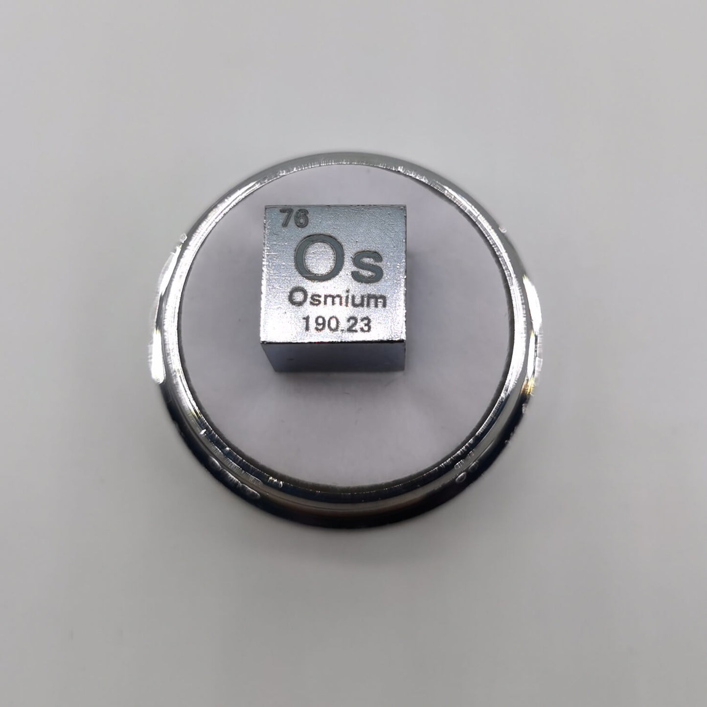 Solid Osmium Density Cube 10mm