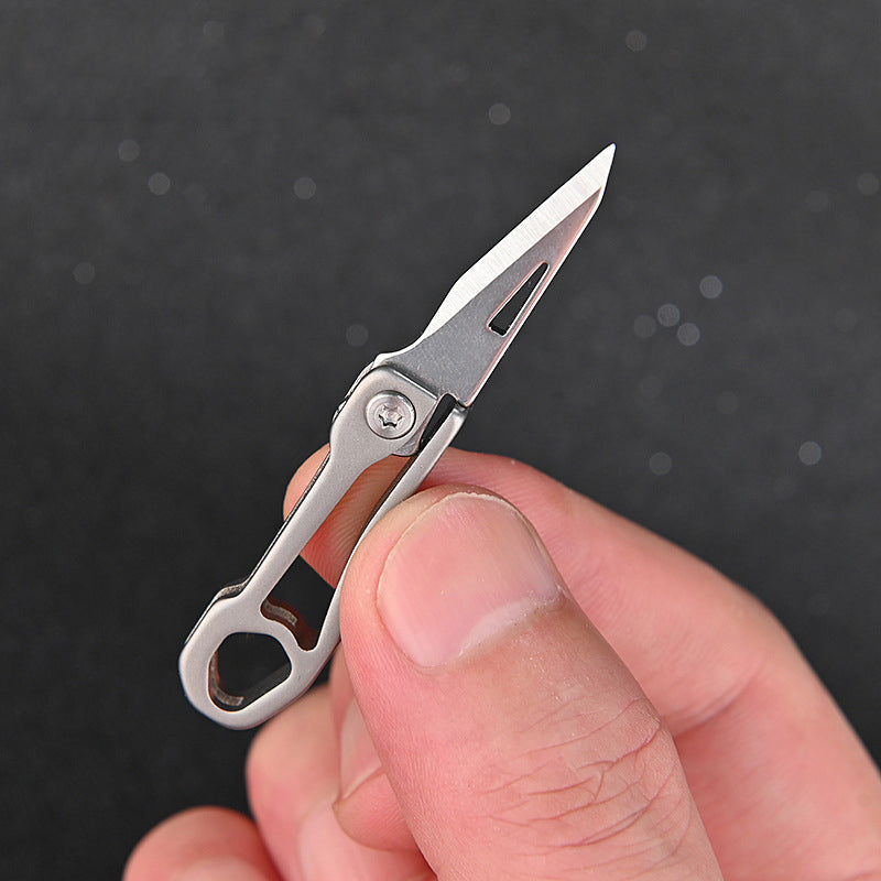 Titanium Keychain Knife – Kranite - Main Image