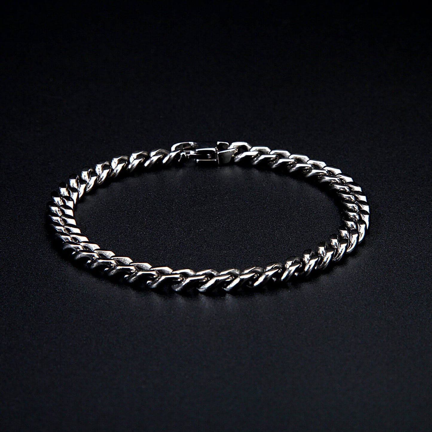 Titanium Curb Chain Bracelet