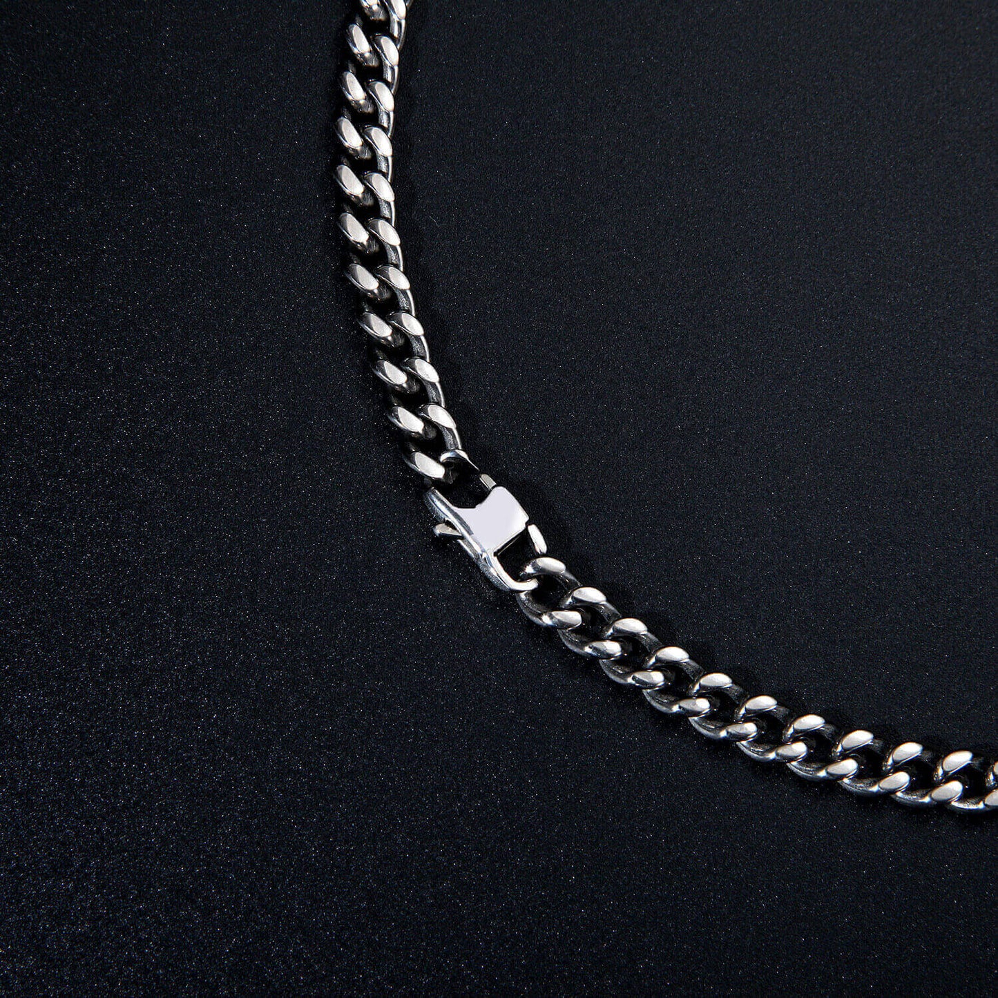 Pre-order Titanium Curb Chain Necklace