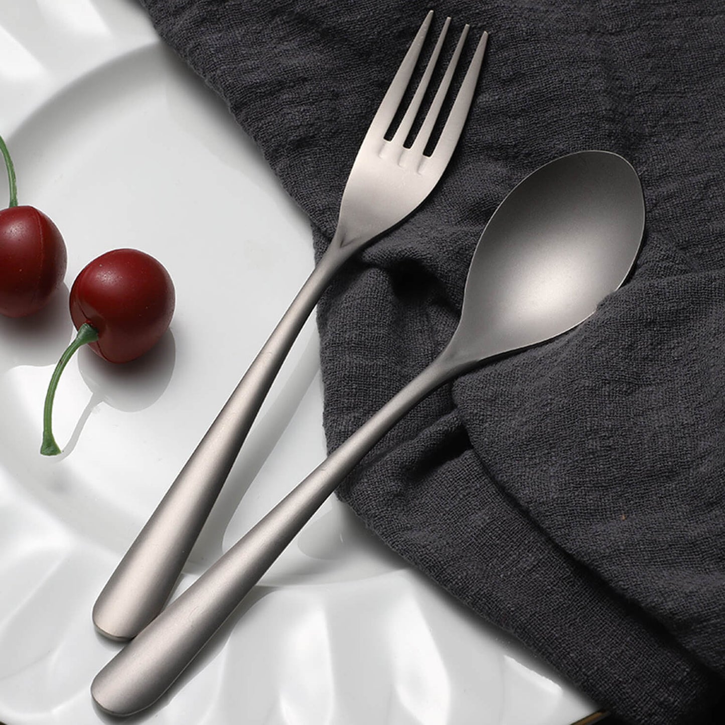 Ti22 Titanium Spoon & Fork Set
