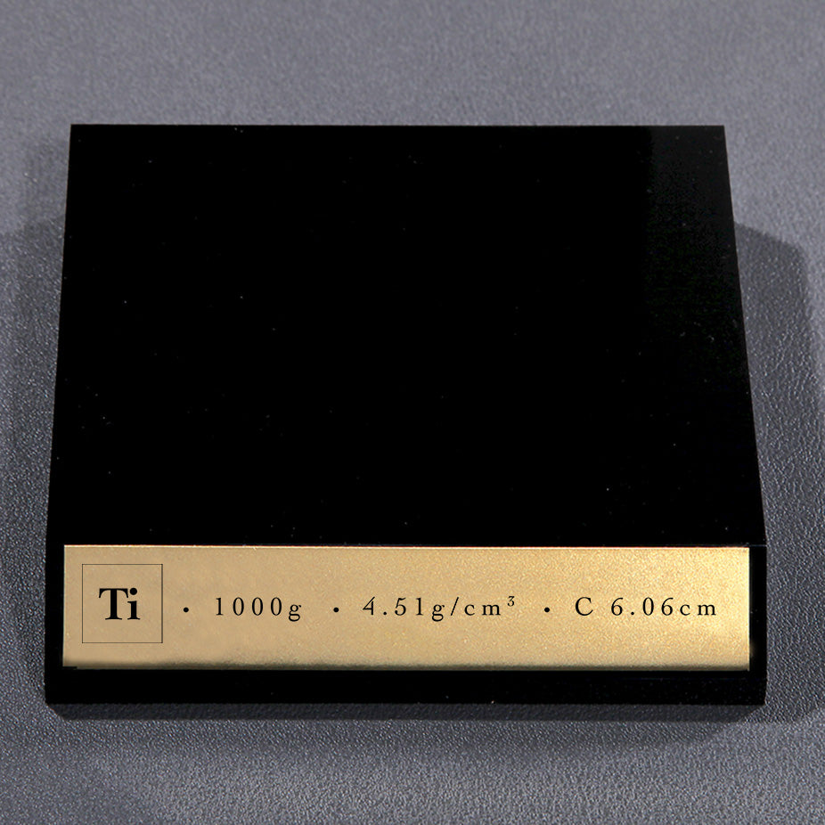 Trance Titanium KILO Cube with Periodic Information