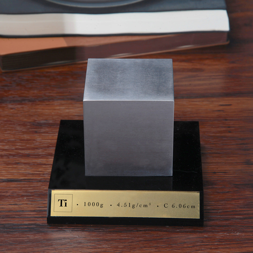 Trance Titanium KILO Cube with Periodic Information