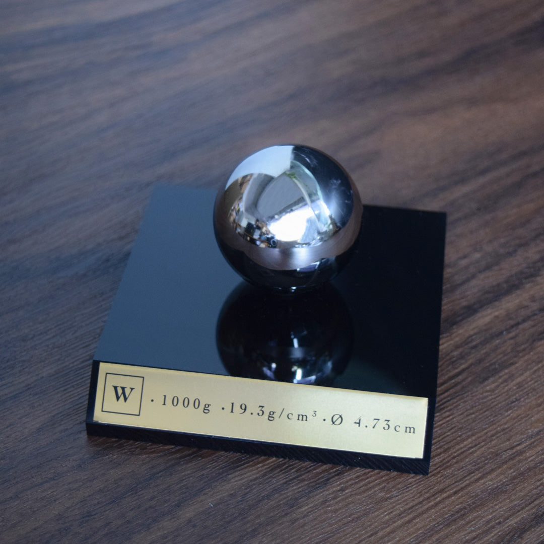 Trance Solid KILO Tungsten Sphere: Denser than solid uranium