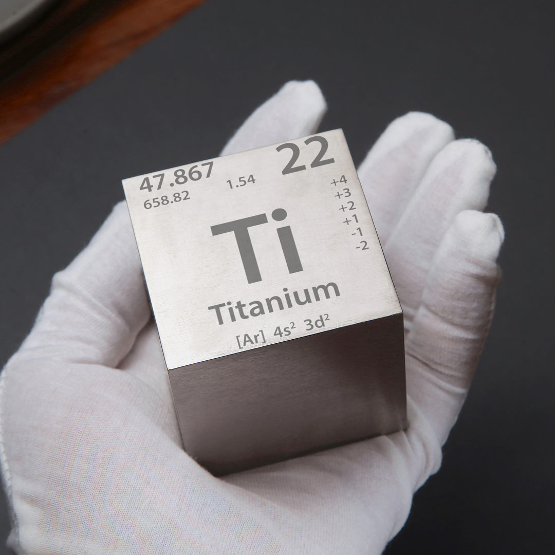 Trance Titanium KILO Cube with Periodic Information