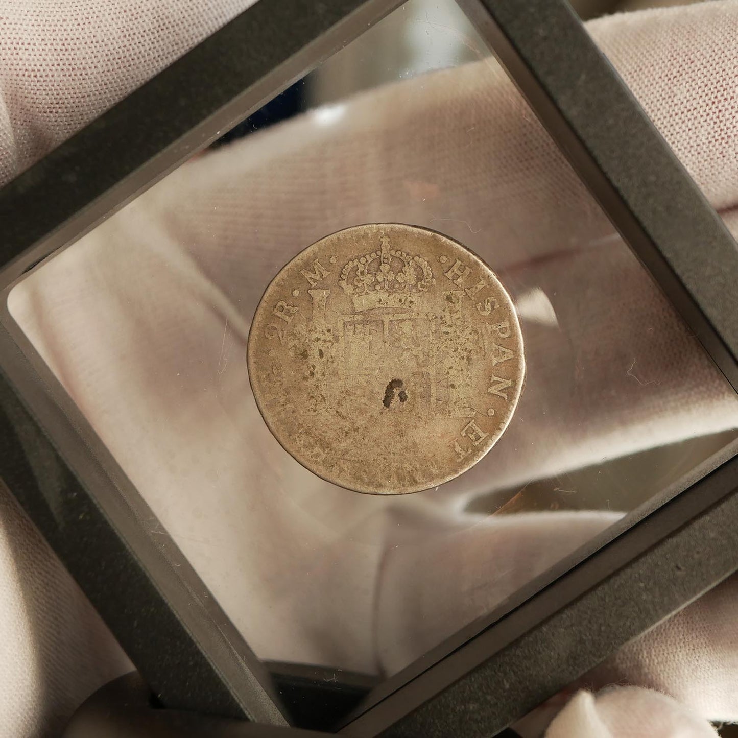UNIQUE FINDS: 1798 Silver 2 Reals Spanish Colonial Pirate Coin