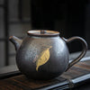 NEW! Iron Rust Glazed & Silver-Lined Porcelain Tea Set