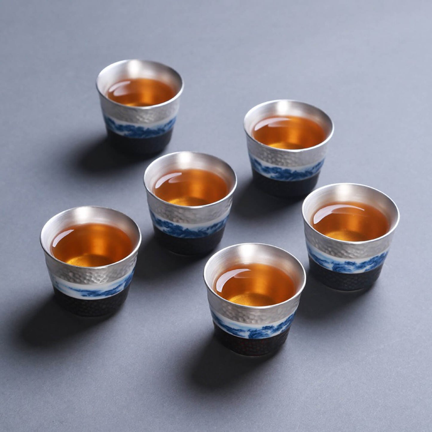 Museum Porcelain Teacup - Silver-lined