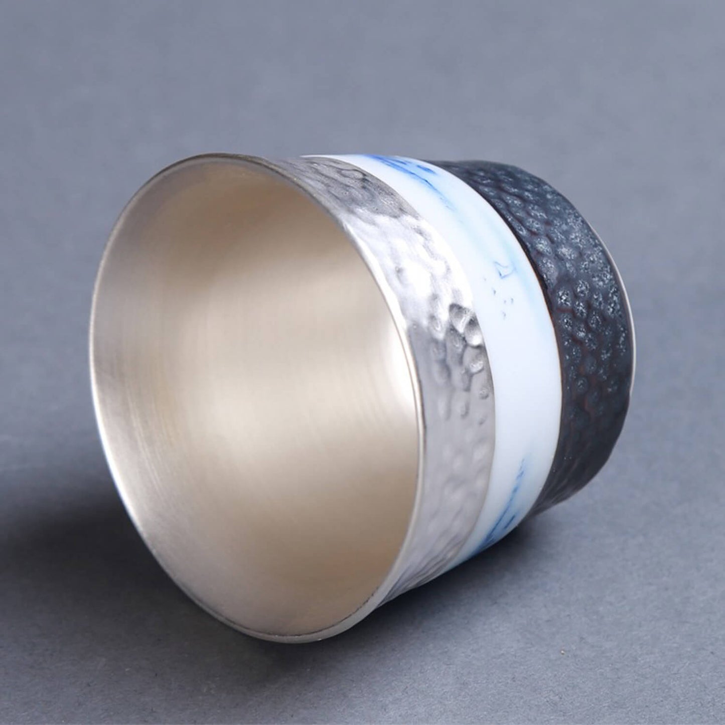Museum Porcelain Teacup - Silver-lined