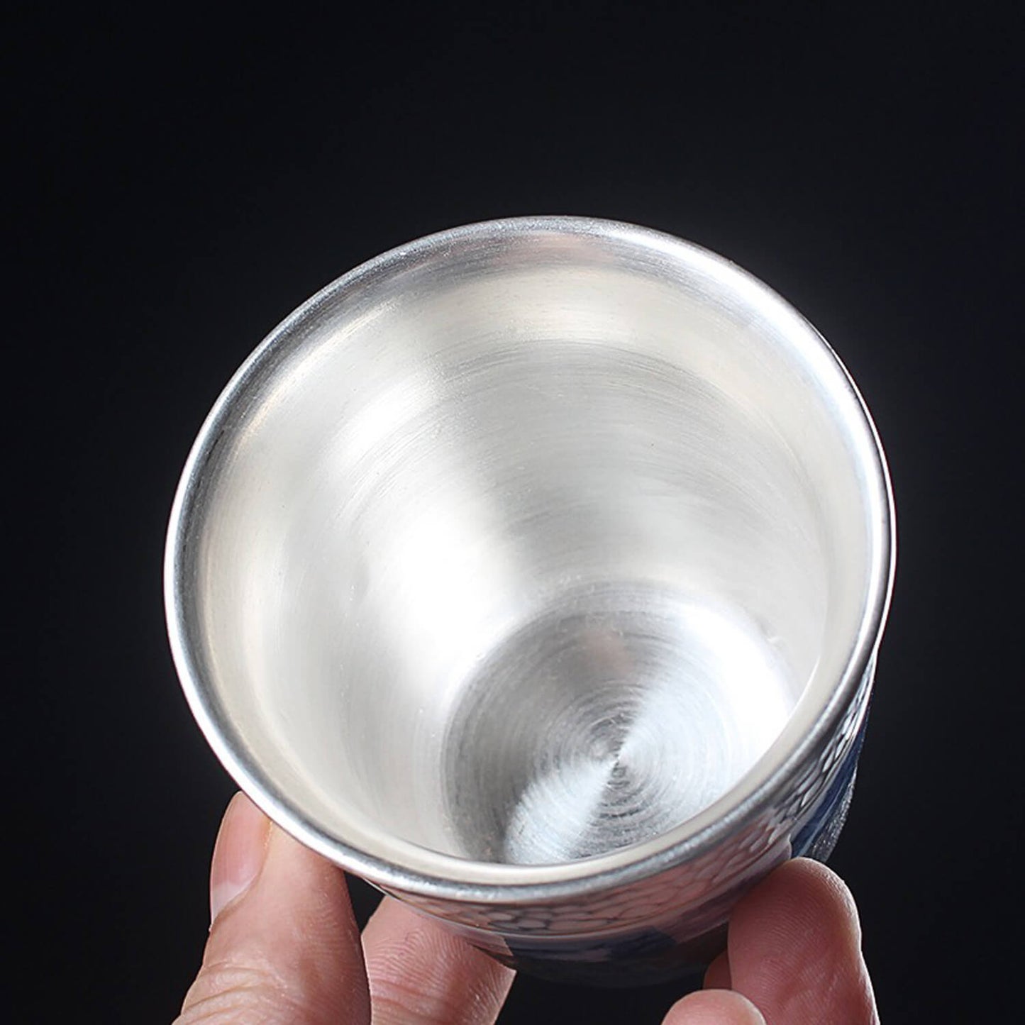 Museum Porcelain Teacup - Silver-lined