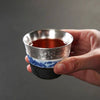 Museum Porcelain Teacup - Silver-lined