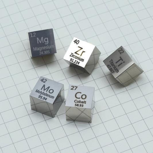 Mirror Polished Solid Metal Cubes // Interesting Metals (TIER IV)
