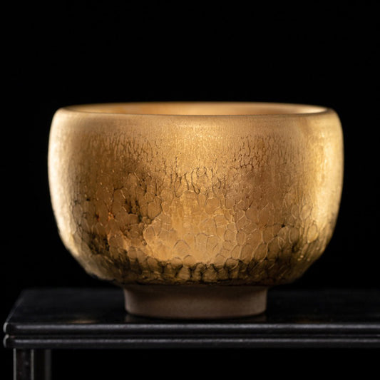 Golden Elegance Teacup: 24k Gold-Lined