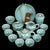 Hand-Painted Celadon Porcelain Tea Set