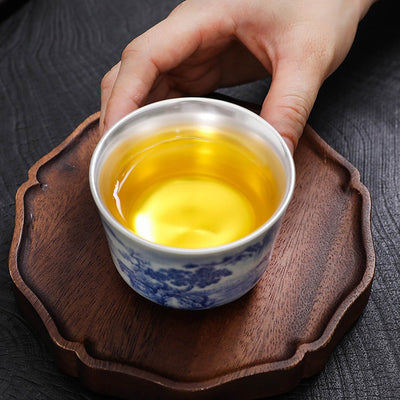 Perfect Tea: Jingdezhen Porcelain & Silver Cup