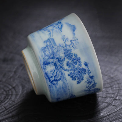 NEW! Perfect Tea: Jingdezhen Porcelain & Silver Cup