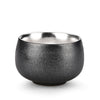 Jingdezhen Silver-Lined Porcelain Cup