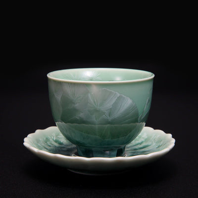 Spring Snowflake Jingdezhen Porcelain Teacup