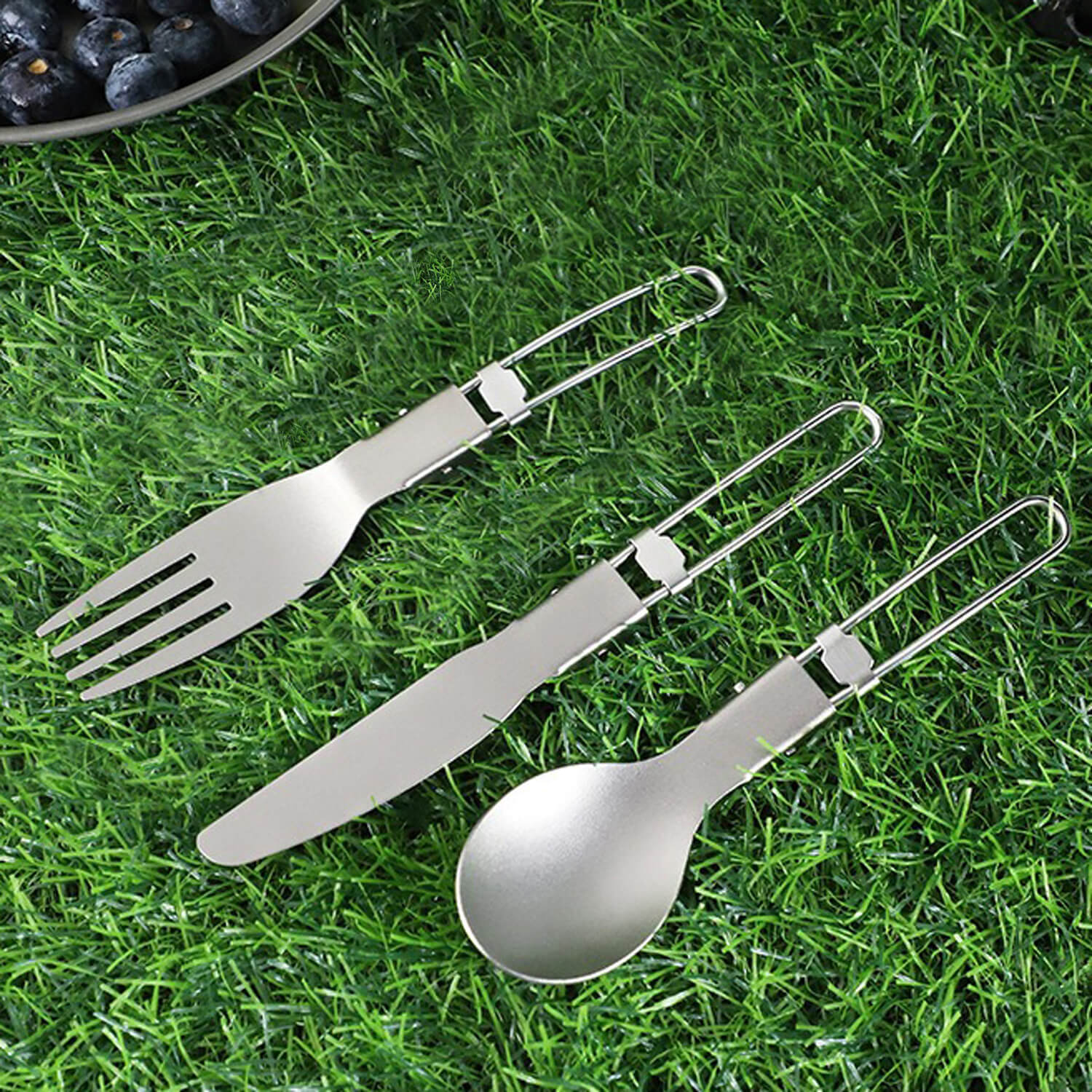 Folding Utensils, Camping Utensil Set