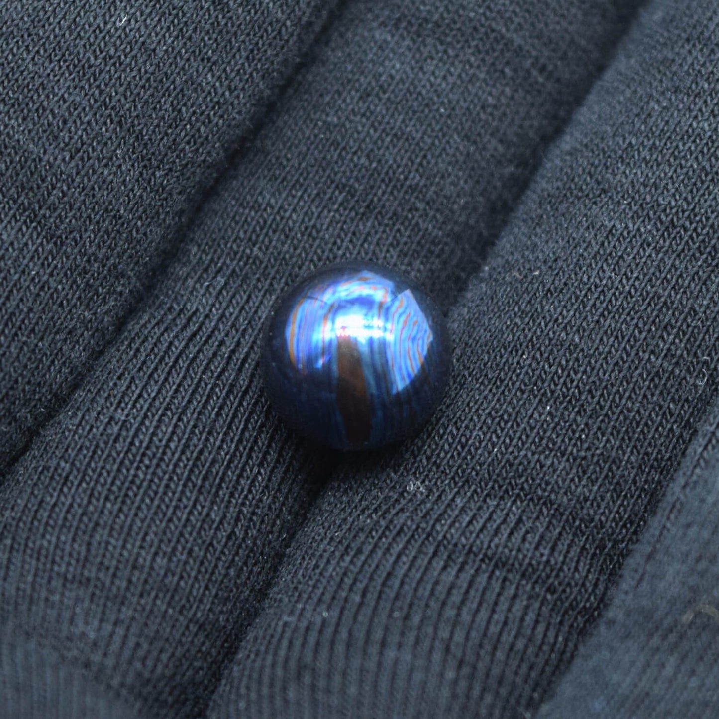 MINI Damascus Titanium Sphere // 10mm