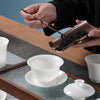 New! Ultra-Thin Dehua White Porcelain Tea Set