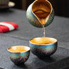 NEW! Winter Mountain 24K Gold-Lined Tea Set