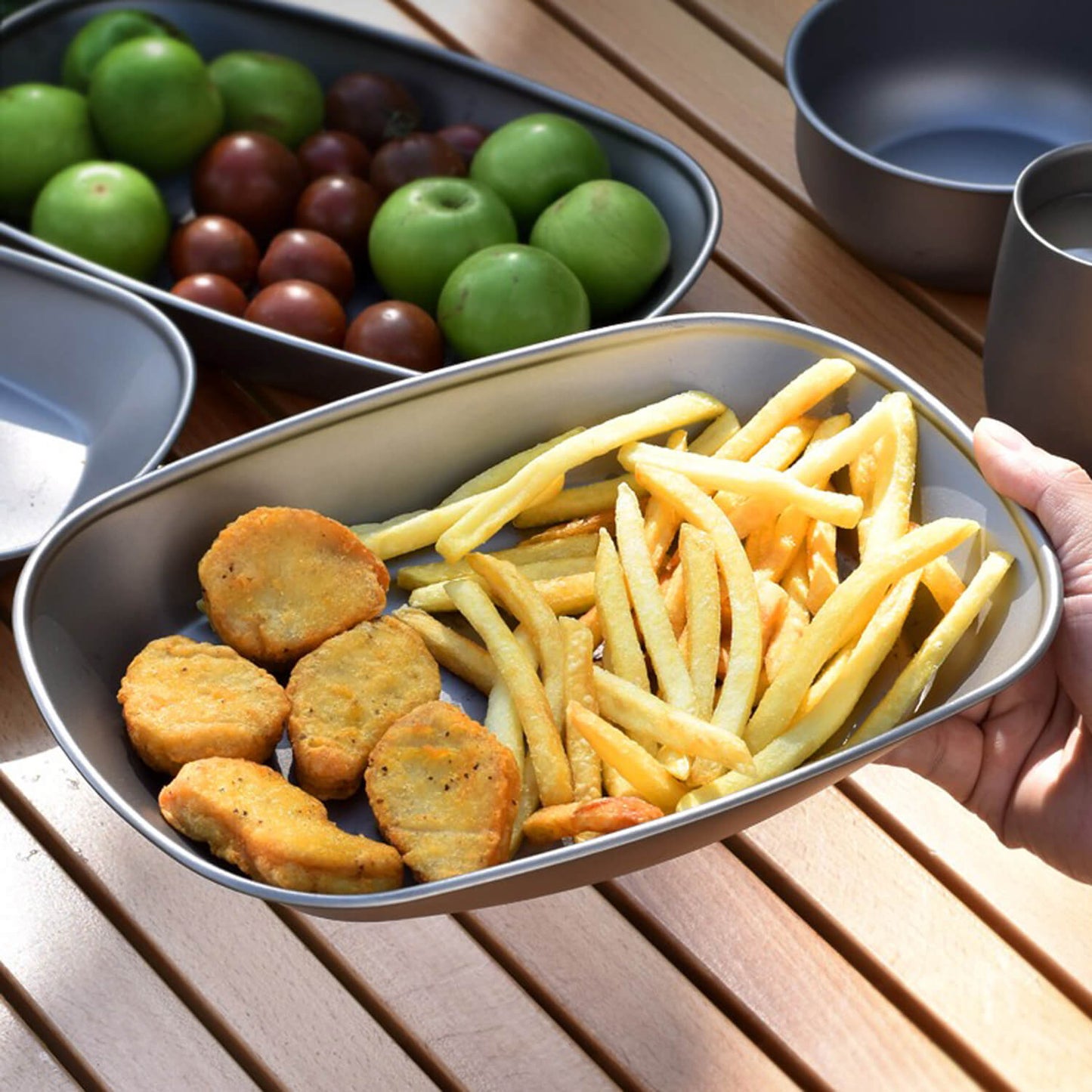 Oven-Safe Titanium Plate